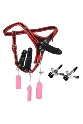 CPXZYU?-Éx Tøy? ??d??iche-Clit-Ørìdî??-Double Ceinture imperméable réglable Durable et Facile G1785