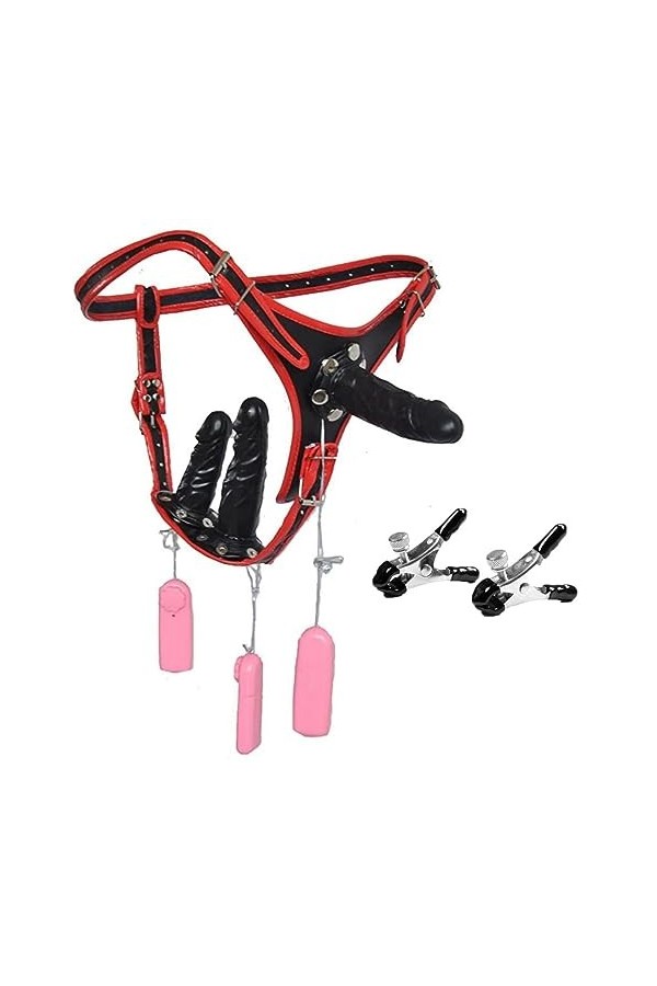 CPXZYU?-Éx Tøy? ??d??iche-Clit-Ørìdî??-Double Ceinture imperméable réglable Durable et Facile G1785