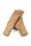 TBBA Foot Fetishes, Pieds Silicone Modèle - Silicone Mannequin Vaisseaux Sanguins Visibles Fétichisme des Pieds- 35A Fille Mo