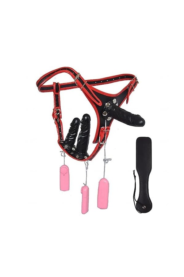 CPXZYU?-Éx Tøy? ??d??iche-Clit-Ørìdî??-Ceinture réglable à Double extrémité Portable Amovible et G1385