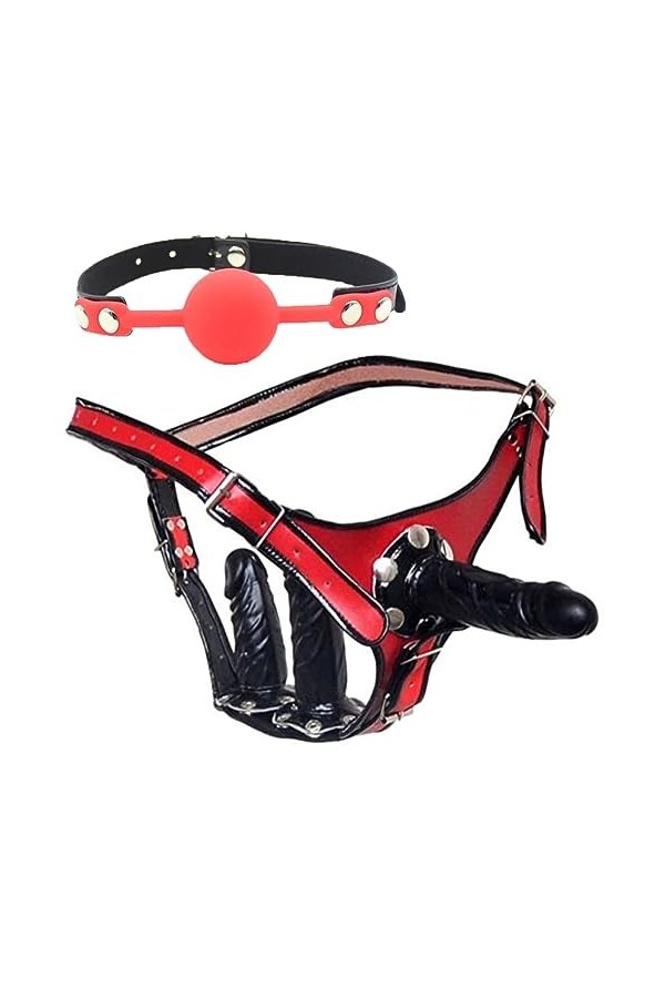 CPXZYU?-Éx Tøy? ??d??iche-Clit-Ørìdî??-Ceinture réglable à Double extrémité Portable Beau et G2434