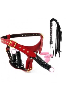 CPXZYU?-Éx Tøy? ??d??iche-Clit-Ørìdî??-Double Ceinture réglable Portable portati G2797