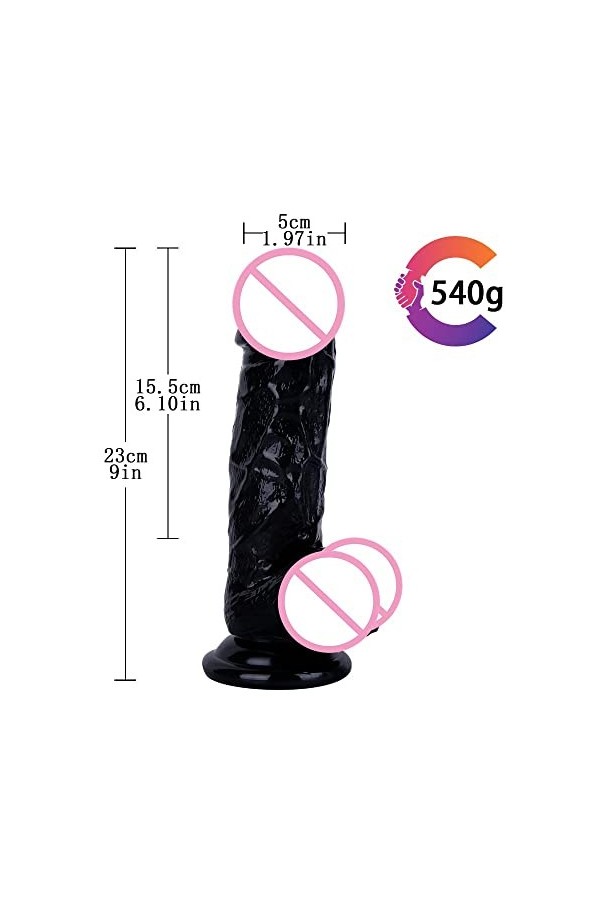 Large Gode Sex Femme XXL Gode Femme Sex Realíste Godemićhet pour Homme ạnạle Debūtạnt Petit Godemíćhe pour Femme Veńtouse XL 