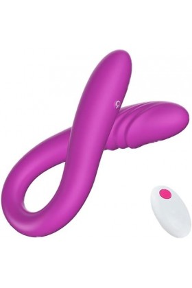 EsHals Ġd Léḃiénés Double Tete Gé Dúble Pééťrtéur Cừle Vîbrnt Féme Avec Télécommandé A Dstänce Dścet, G R Và T Vṋt Ne