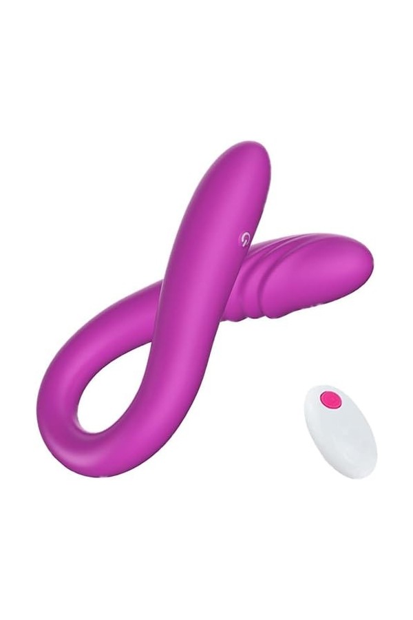 EsHals Ġd Léḃiénés Double Tete Gé Dúble Pééťrtéur Cừle Vîbrnt Féme Avec Télécommandé A Dstänce Dścet, G R Và T Vṋt Ne