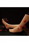 AFYH Silicone Pieds Modèle, 1 Paire De Mannequins De Pied en Gel De Silice 1: 1 Féminin Pied 39 Grandeur Nature, Utilisé pou