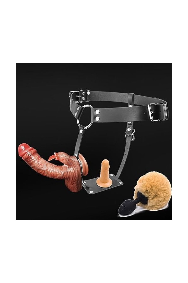 CPXZYU?-Éx Tøy? ??d??iche-Clit-Ørìdî??-Double Ceinture imperméable réglable Polyvalent résistant G2486