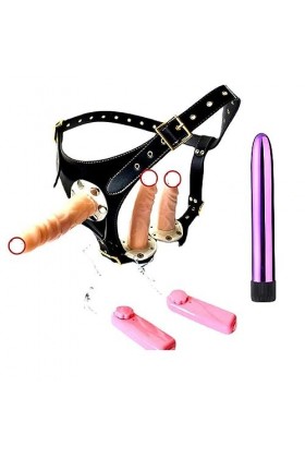 CPXZYU?-Éx Tøy? ??d??iche-Clit-Ørìdî??-Double Ceinture réglable Portable Facile à Netto G2069