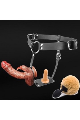 CPXZYU?-Éx Tøy? ??d??iche-Clit-Ørìdî??-Ceinture Ajustable imperméable à Double extrémité Facile à Utiliser et G3651