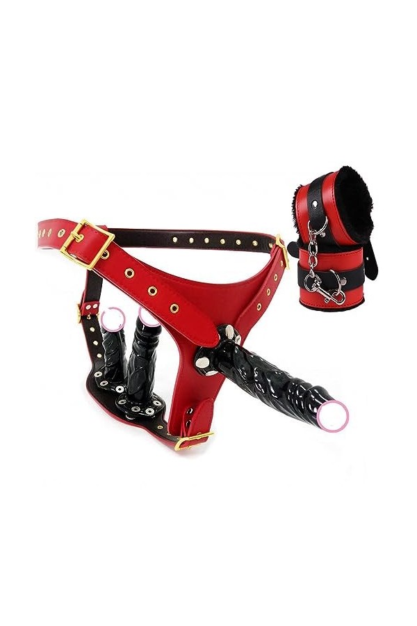 CPXZYU?-Éx Tøy? ??d??iche-Clit-Ørìdî??-Ceinture réglable à Double extrémité Portable Amovible et G1260