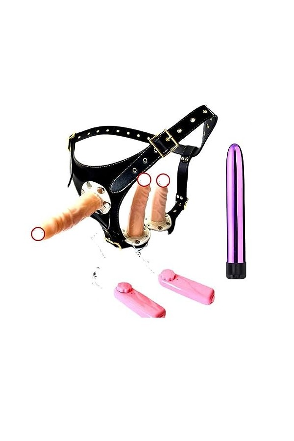 CPXZYU?-Éx Tøy? ??d??iche-Clit-Ørìdî??-Double tête étanche à Taille réglable Facile à Nettoye G1386