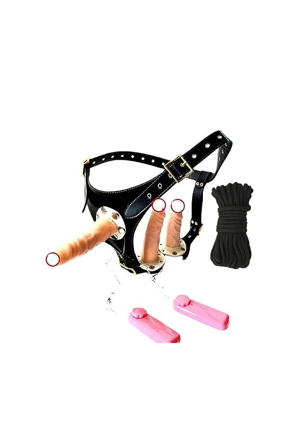 CPXZYU?-Éx Tøy? ??d??iche-Clit-Ørìdî??-Double Ceinture imperméable réglable portat G851