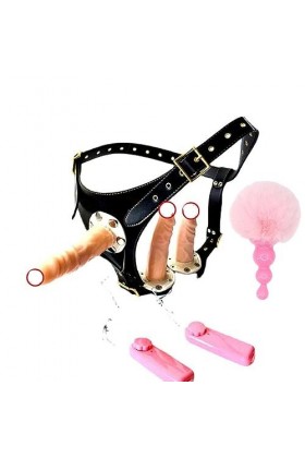 CPXZYU?-Éx Tøy? ??d??iche-Clit-Ørìdî??-Ceinture Ajustable imperméable à Double extrémité Facile à Netto G1262