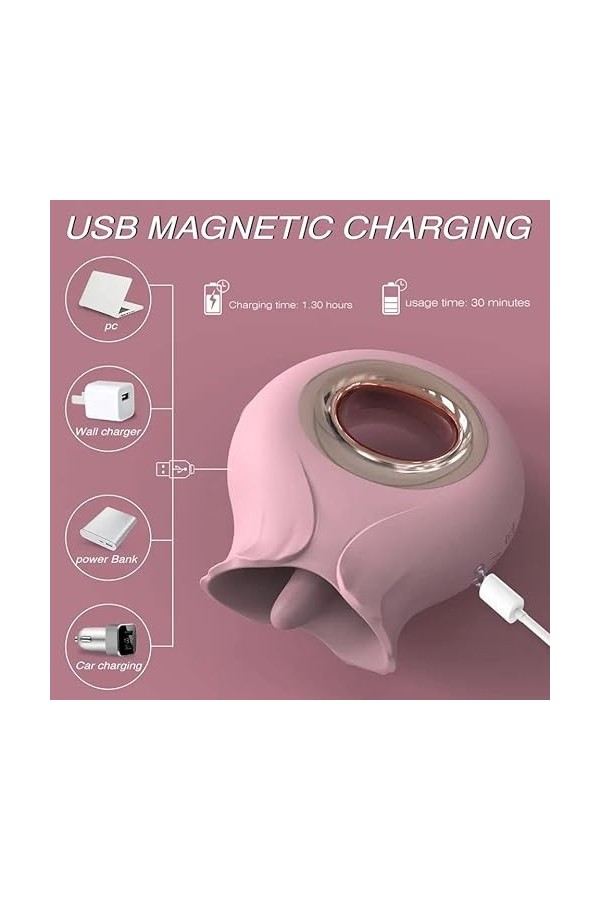 Portable Sëx Femme Vibrant, Sèxtôyse Couple Plaîsir Femme, Gôde Femme Sëx Tôýs Feṃṃe, Vibromásseurs Feminin Clitorîdîen, Cha