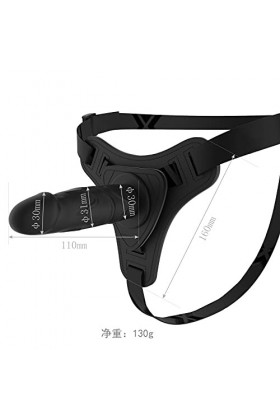 ZLHHWY Durable Double Tête Confortable Ajustable Noir