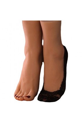 NCBH Feet Silicone, Fétichisme du Pied, fétichisme des Pieds, Pied en Silicone réaliste, Chaussures de Pied de Mannequin Femm