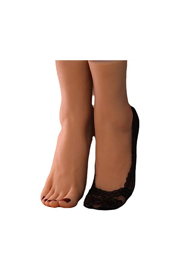 NCBH Feet Silicone, Fétichisme du Pied, fétichisme des Pieds, Pied en Silicone réaliste, Chaussures de Pied de Mannequin Femm