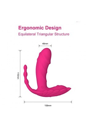 MADELL Vîbrømásseúrs Femînin Ġôdë Fémmé Sëx Va Et Vient À Dîstance Sans Fil Oèuƒ Vibrant Fémmé TéLéCommande Vîbrømásseúrs F