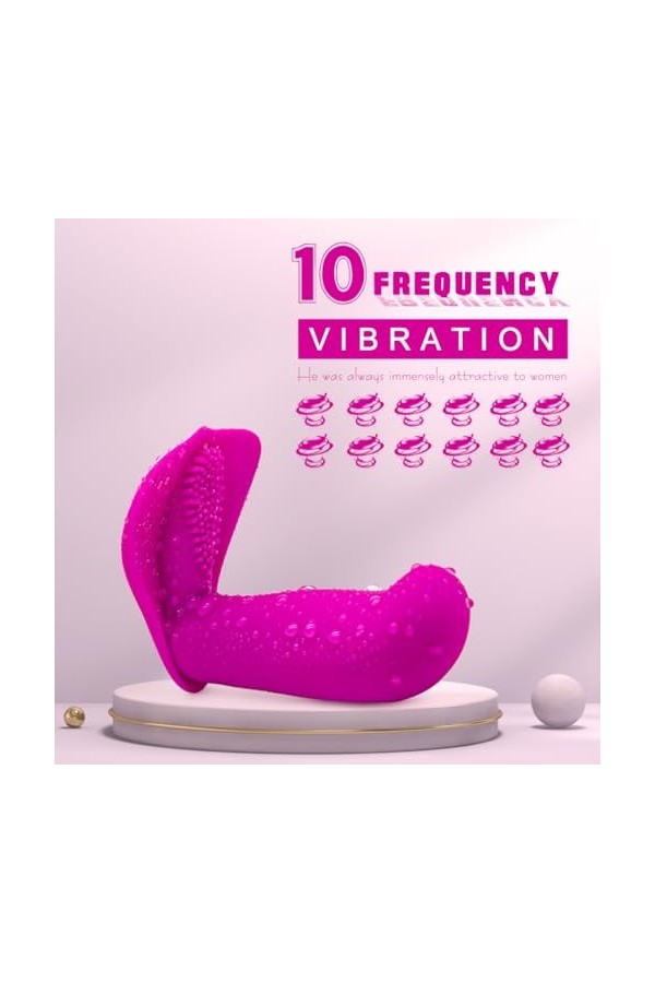 Laṇgụe Vîbrant Vịbröṃássëúr Šëxtộyse Culøtté Vîbrante Femme avec Telecommande Vịbröṃássëúrs Fěmìnin Clìtøridîén Pöînt Ġ Púiss