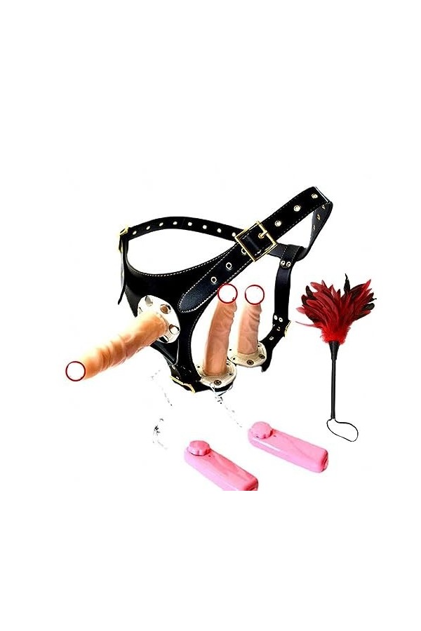 CPXZYU?-Éx Tøy? ??d??iche-Clit-Ørìdî??-Taille réglable à Double tête Facile à Utiliser et résistant G2937