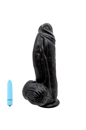 BioPlj-?îld? Áñ?l?? P?ll?-Énorme Silicone incassable Doux ne se décolore Pas et ne Rouille Pas,Black D1790