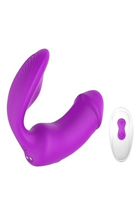 Masseur Femme Portable avec Fonction G Spot clītôrîdięņ Sęxtôyse Modes de Vibration et Modes de Couple Amusant Jouets