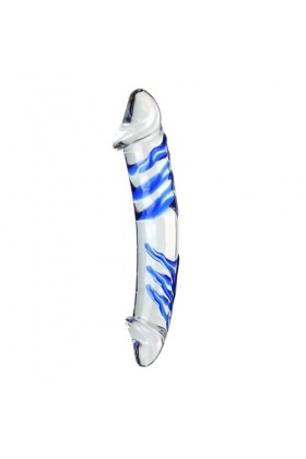 Gode Jelly Cristal Transparent Lông Gode vëntòusë Pòrtable Gode Realiste Femme Sex Matériau en Verre,Doux et Facile à Transpo