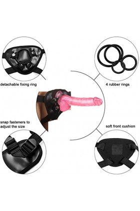 ARKNAV Ceinture Double Gode Vibrant Pour Couple Gros G?D? Réāli?Té Chāir S?ừplé G?ḍ M?C?Ét Fémmé Ré?Lis?E G???S Ānāle V?Nť?Us