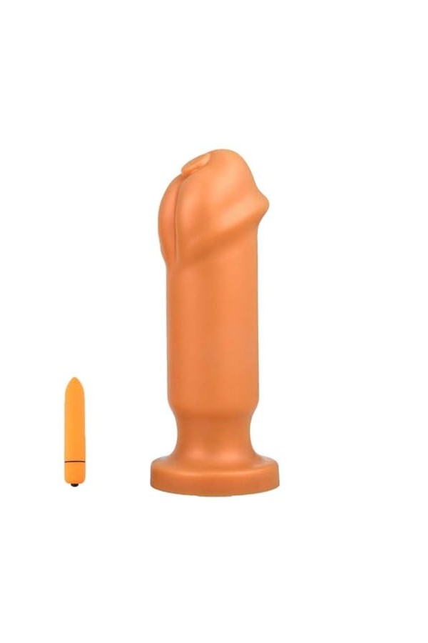 BioPlj-?îld? Áñ?l?? P?ll?-Gros Silicone Petit Doux incassable et Facile à Utiliser,Gold-L D1899