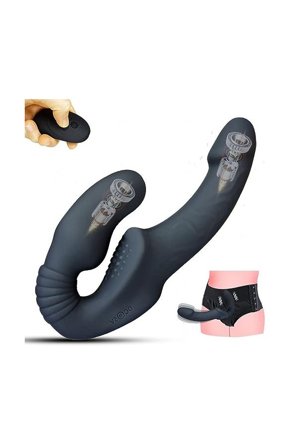 CPXZYU?-Éx Tøy? ??d??iche-Clit-Ørìdî??-Ceinture Ajustable à Double tête Portable résistant G2630