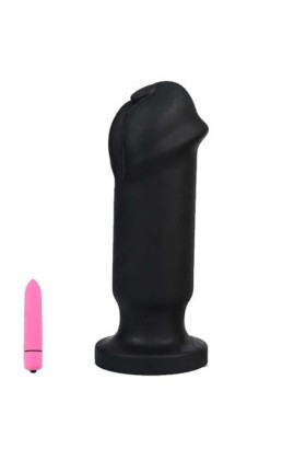 BioPlj-?îld? Áñ?l?? P?ll?-énorme Silicone Lisse Confortable Mini,Black-L D1897