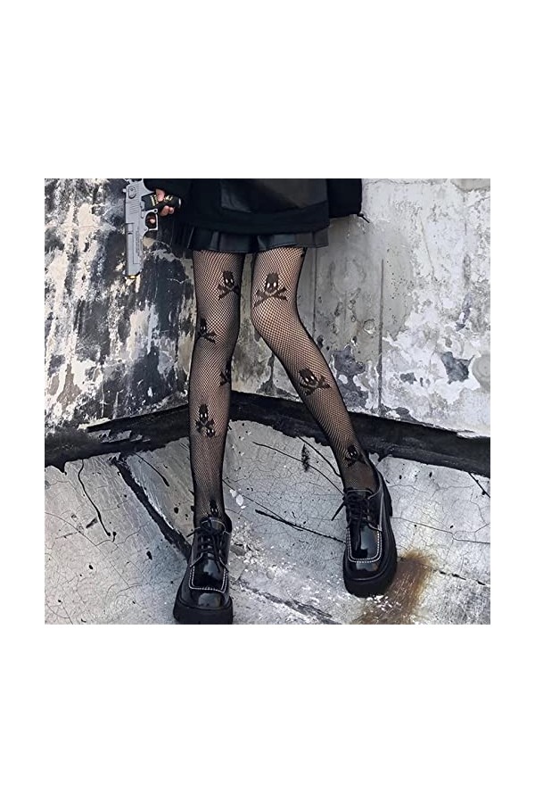 AiKoch Bas Blancs Chaussettes de Dentelle Chaussettes de Veau Femelle Dentelle Noir Étudiant Chaussettes Tames de Genou Chaus