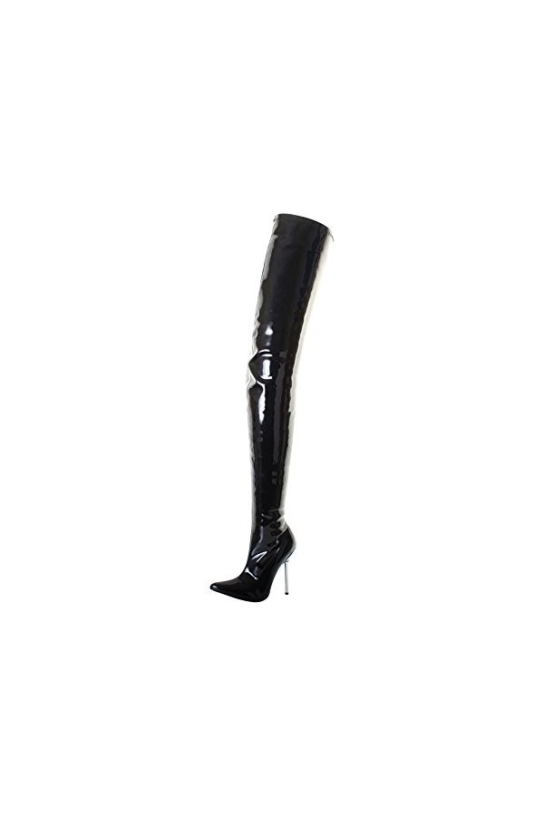Dames Femmes Talon Stiletto Sexy Entrejambe Longueur Cuisse Plus Genou Cuisses Bottes Hautes Noir Rouge Blanc Taille 36 - 46