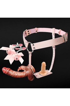 CPXZYU?-Éx Tøy? ??d??iche-Clit-Ørìdî??-Double Ceinture réglable Portable Lisse résistant G1298