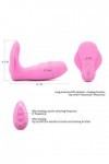 Massager Sans fil Vîbrômasséurs Feminin ĊLÌTÔRÌDIEŇ Telecommande a Distance Puissant,Wearable Vībrò-mäsśeur Oẽyuf Vîbrante Ma