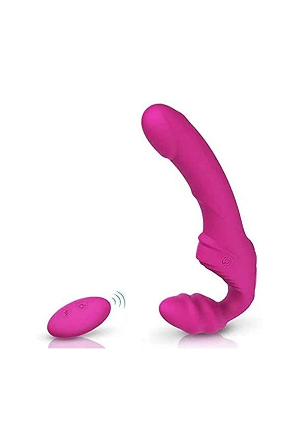 Strapless Strap-on Gode sans Fil telecommande Gode Vîbr?n?pour femme Vìbromässëur Femmes Clìtorìdiën élégance Pộìnt ġ Vibreur