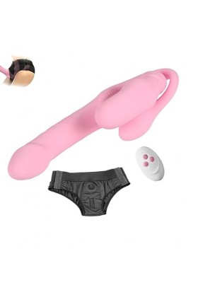 CPXZYU?-Éx Tøy? ??d??iche-Clit-Ørìdî??-Double tête Portable Doux Facile à Nettoye G3225