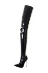 Dames Femmes Talon Stiletto Sexy Entrejambe Longueur Cuisse Plus Genou Cuisses Bottes Hautes Noir Rouge Blanc Taille 36 - 46