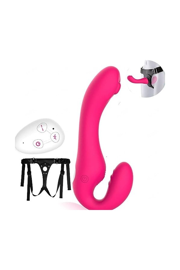 CPXZYU?-Éx Tøy? ??d??iche-Clit-Ørìdî??-Double tête étanche à Taille réglable Facile à Utiliser G2670