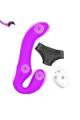 CPXZYU?-Éx Tøy? ??d??iche-Clit-Ørìdî??-Taille réglable à Double tête Lisse résistant G2943