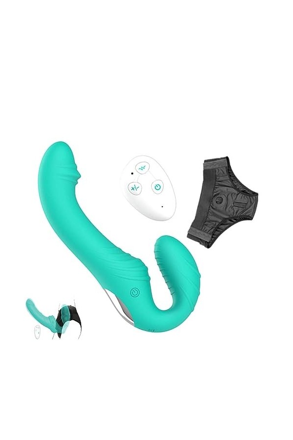 CPXZYU?-Éx Tøy? ??d??iche-Clit-Ørìdî??-Ceinture imperméable réglable à Double extrémité Facile à Utiliser G3487