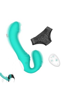 CPXZYU?-Éx Tøy? ??d??iche-Clit-Ørìdî??-Ceinture imperméable réglable à Double extrémité Facile à Utiliser et G2187