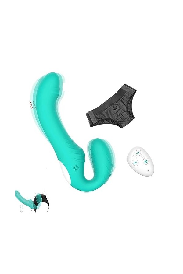 CPXZYU?-Éx Tøy? ??d??iche-Clit-Ørìdî??-Ceinture imperméable réglable à Double extrémité Facile à Utiliser et G2187