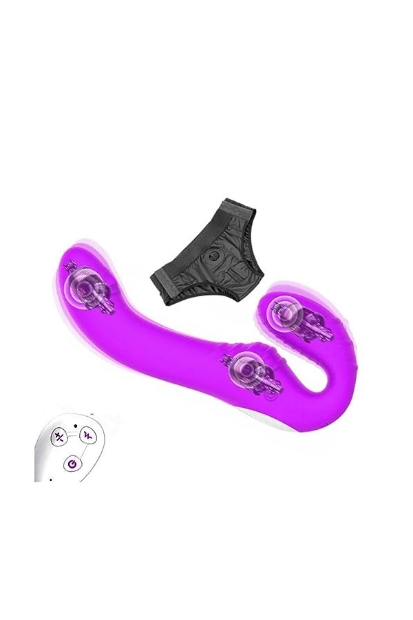 CPXZYU?-Éx Tøy? ??d??iche-Clit-Ørìdî??-Double tête Portable Doux Durable et Facil G388