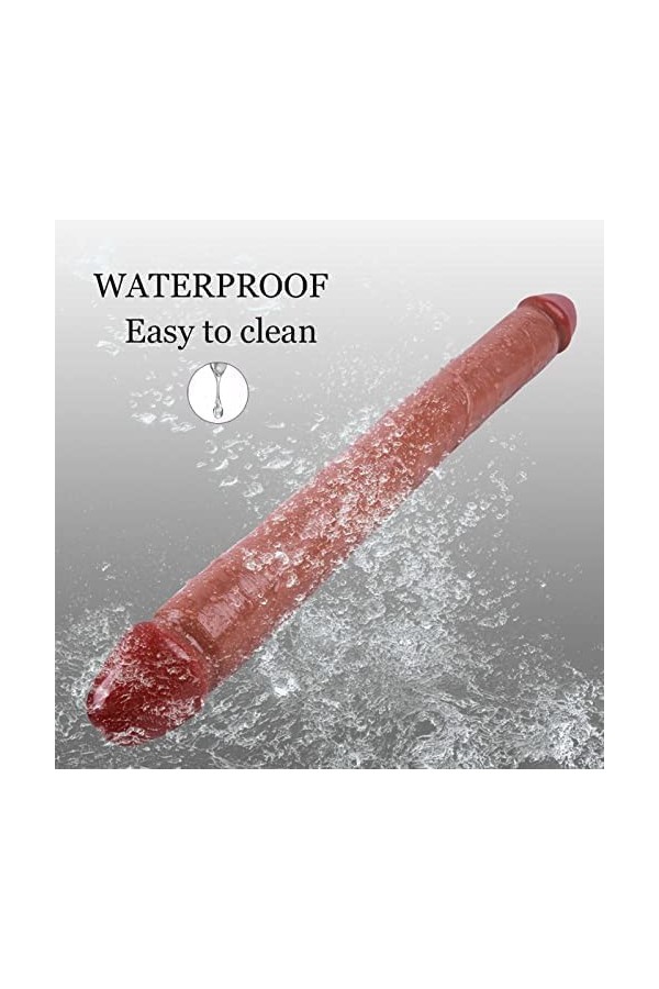 56cm Gódémichét Dóublé Pénétration pour Homme Gödë Céînturé Ánàlé Cóuple, Göd Gödëmíchés Céînturé Rèálḯsté pour Femme Débutan