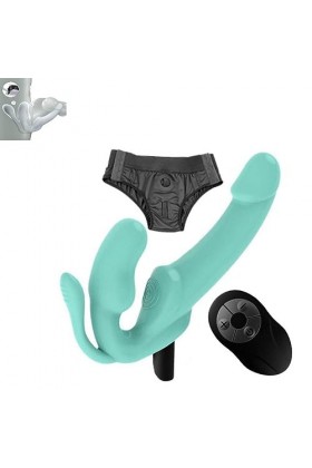 CPXZYU?-Éx Tøy? ??d??iche-Clit-Ørìdî??-Taille réglable à Double tête Portable et Facile à Tr G3055