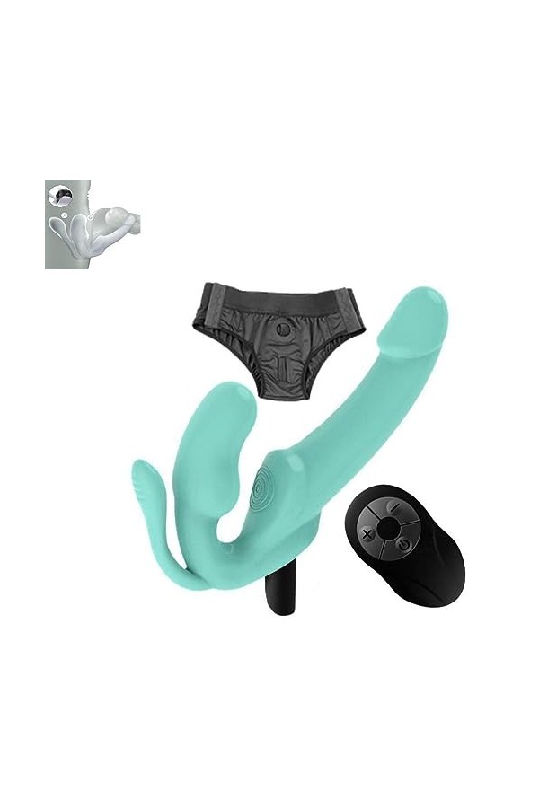 CPXZYU?-Éx Tøy? ??d??iche-Clit-Ørìdî??-Taille réglable à Double tête Portable et Facile à Tr G3055