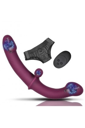 CPXZYU?-Éx Tøy? ??d??iche-Clit-Ørìdî??-Ceinture imperméable réglable à Double extrémité Facile à Netto G2956