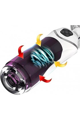 CPXZYUŚ-Éx Tøyș Ġọdẹṃiche Enormes Masculins Automatiques, Ś-Éxpour Pour Homme Avec 10 Modes Élescopiques & Rotations Vagin G5