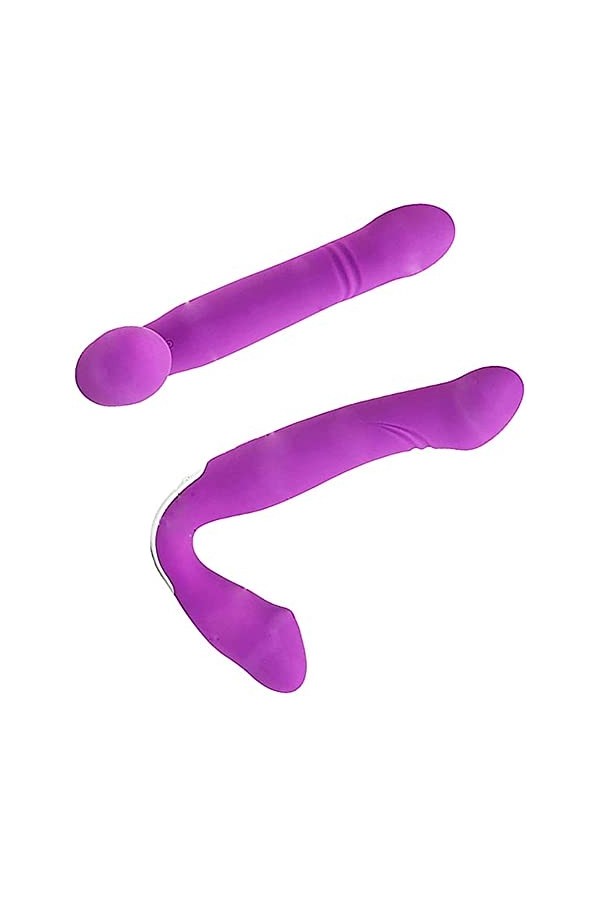 Vibrating Strapless Strap-on Gode Vibrộṃasseụrs Fémînîn Clîtórîdiẹñ vá ët vịënt Sans fil avec 9 modes,Vîbrô Masseur Femme Rea